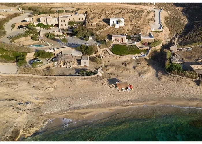 빌라 The Mykonian Beachfront Estate Fokos Beach